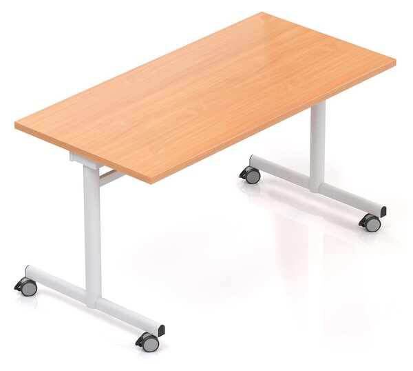 NABYTEK-DESIGNOVY.CZ - DBPST16M - Konferenční výklopný stůl na kolečkách KOMFORT, 160x70x76cm, buk
