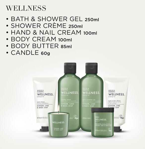 Baylis & Harding Wellness Ladies - sada tělové péče a svíčky, 6 ks