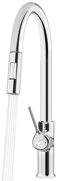 Invena Farsala, dřezová baterie s výsuvnou 2-funkční výlevkou h-433, chromová, INV-BZ-40-U01-S