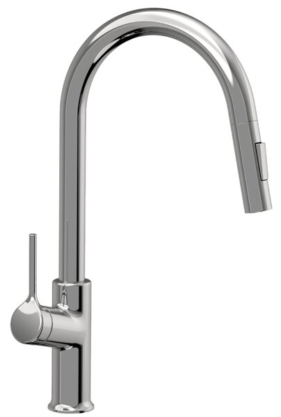 Invena Farsala, dřezová baterie s výsuvnou 2-funkční výlevkou h-433, chromová, INV-BZ-40-U01-S