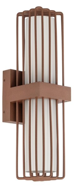 Venkovní svítidla Lucande, Chandan, stmívatelné, Hnědá / Rezavá, Balkon, Hliník, Moderní