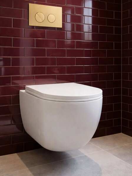 WC SET Geberit DuoFix s WC mísou Caneo, bílá + tlačítko Delta 50, bílé + izolační deska