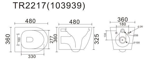 WC SET Geberit DuoFix s WC mísou Amaro + tlačítko Delta 01, bílé + izolační deska