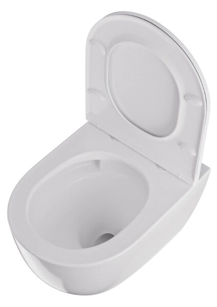 WC SET Geberit DuoFix s WC mísou Caneo, bílá + tlačítko Delta 50, bílé + izolační deska