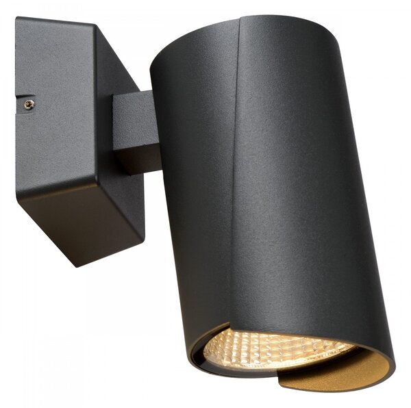 Lucide 27896/12/29 LED venkovní nástěnné svítidlo Manali 1x12W | 988lm | 2700 | IP65 - černá
