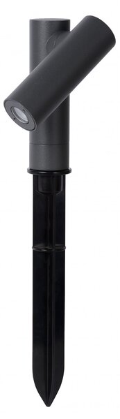 Lucide 27894/05/29 LED zahradní sloupek Tatum 1x4,5W | 417lm | 3000K | IP65 - k zapíchnutí, černá