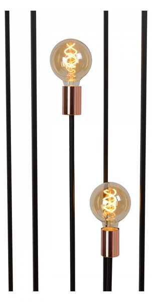 Lucide 08724/03/30 stojací lampa Arthur 3x40W|E27