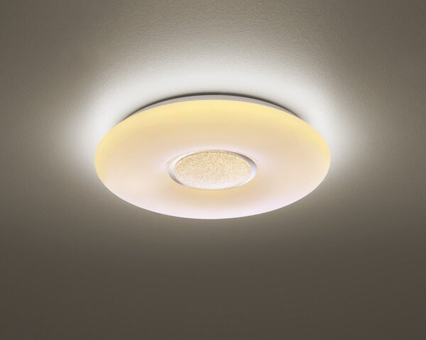 Trio R67541101 LED stropní svítidlo Akina 1x21W | 2100lm | 3000-5500K - stmívatelné, nastavení teploty osvětlení, noční režim, dálkové ovládání, bílá