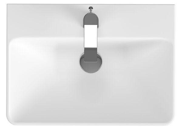 Cersanit Mille umyvadlo 56x40.5 cm obdélníkový klasický bílá lesk K675-001