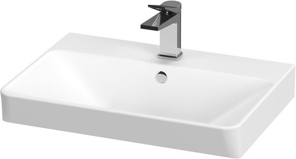 Cersanit Mille umyvadlo 56x40.5 cm obdélníkový klasický bílá lesk K675-001