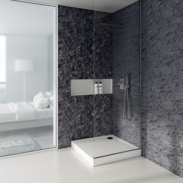 Schedpol Solido čtvercová sprchová vanička se sifonem 90x90 cm bílá 3.1461