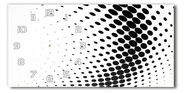 Skleněné hodiny na stěnu Geometrické pozadí pl_zsp_60x30_f_82569843
