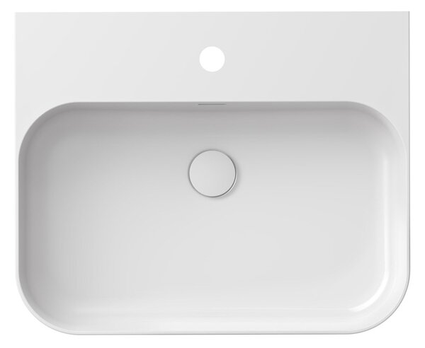 Ravak Ceramic umyvadlo 55.3x45.2 cm obdélníkový klasický bílá lesk XJX01155000