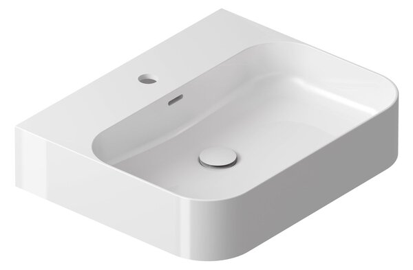 Ravak Ceramic umyvadlo 55.3x45.2 cm obdélníkový klasický bílá lesk XJX01155000