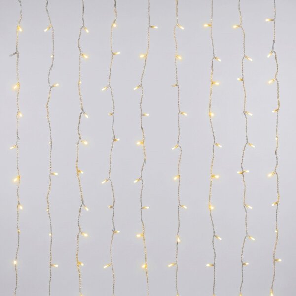 Aigostar - LED Venkovní ván řetěz 192xLED/8 funkcí 3xAA 4,5x1,2m IP44 teplá bílá