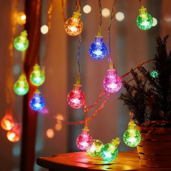 Aigostar - LED Venkovní vánoční řetěz 50xLED/8 funkcí 8m IP44 multicolor