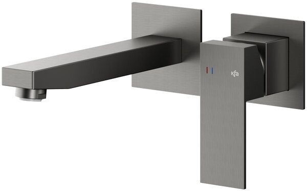KFA Armatura Logon Gun Metal Grey umyvadlová baterie pod omítku grafitová 5139-810-61