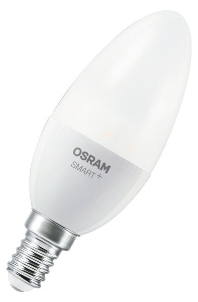 Chytrá LED zigbee stmívatelná žárovka E14 4,9 W CLASSIC B, laditelná bílá OSRAM
