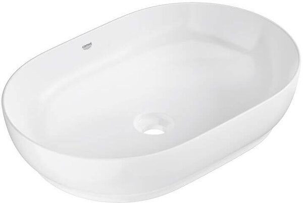 Grohe Essence umyvadlo 60x40 cm oválné na pult bílá lesk 103563SH00