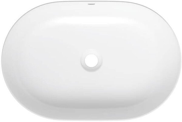 Grohe Essence umyvadlo 60x40 cm oválné na pult bílá lesk 103563SH00