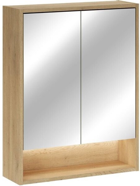 Comad Viola skříňka 60x19x77 cm se zrcadlem dub CREMONA UN 84-60-2D