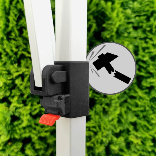 BRIMO Nůžkový stan 3x4,5 m ALU i pro motosport - s 3 stěnami - Zelená E. Alu