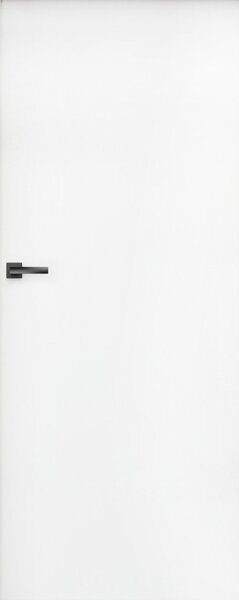 Interiérové dveře PORTA Laminát CPL 1.1 bezpolodrážkové - CPL bílá, levé "80", zámek pro WC, zvýšená CN 210