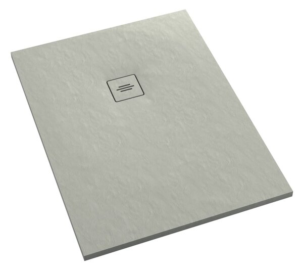 Schedline Protos Cement Stone obdélníková sprchová vanička 90x70 cm cement 3SP.P1P-7090/CT/ST-M1/CT/ST