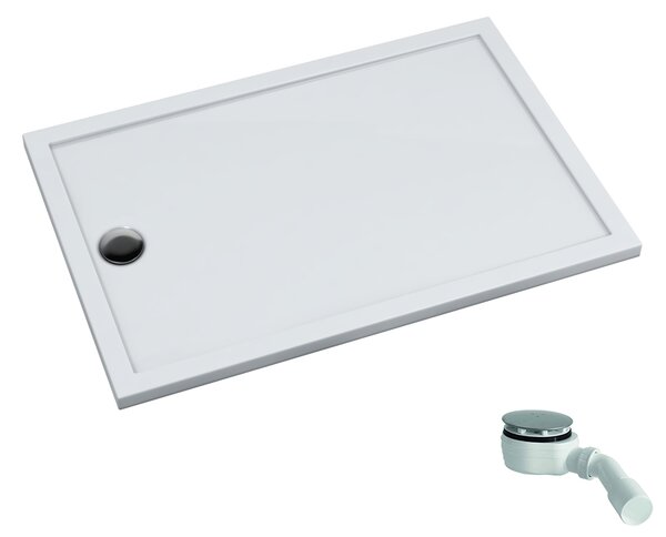Schedpol Caspar New obdélníková sprchová vanička 110x80 cm bílá 3.2837