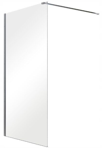 Invena Walk-In, sprchová zástěna 80X200cm, 8mm čiré sklo, chromový profil, INV-AK-32-186-O