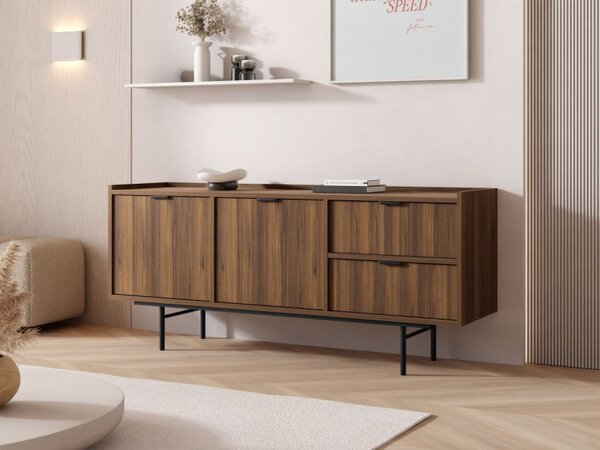 Komoda Usabir 2D2S, Barva: ořech warmia 5903211508899