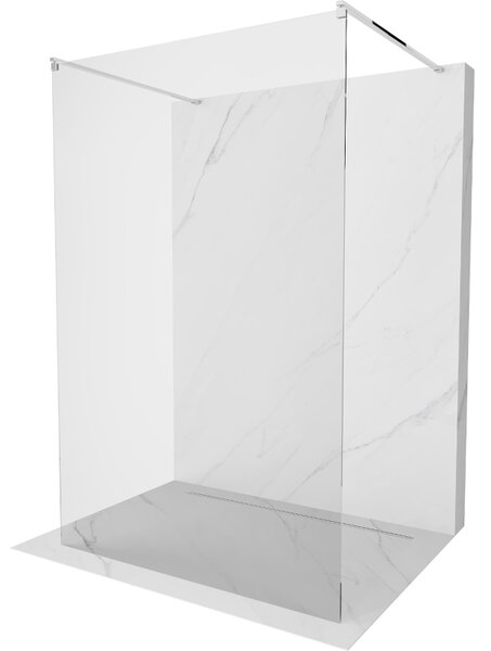 Mexen Kioto, sprchová zástěna Walk-In 105 x 200 cm, 8mm čiré sklo, chromový profil, 800-105-002-01-00