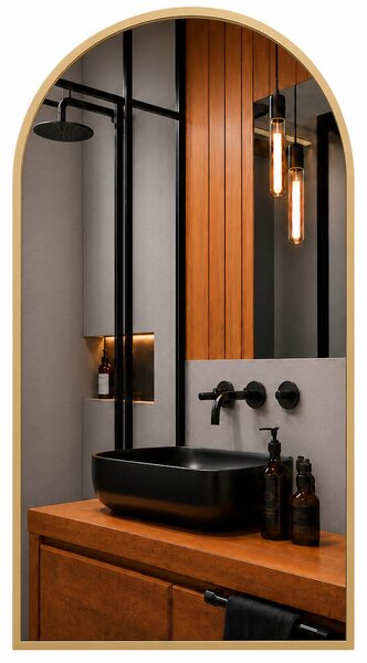 Baltica Design Aluma zrcadlo 50x70 cm zlatá 5904107933641