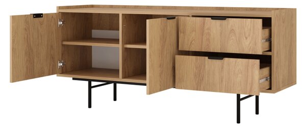 Komoda Usabir 2D2S, Barva: ořech warmia 5903211508899