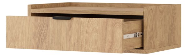 Závěsný noční stolek Usabir, Barva: dub hikora 5903211508981