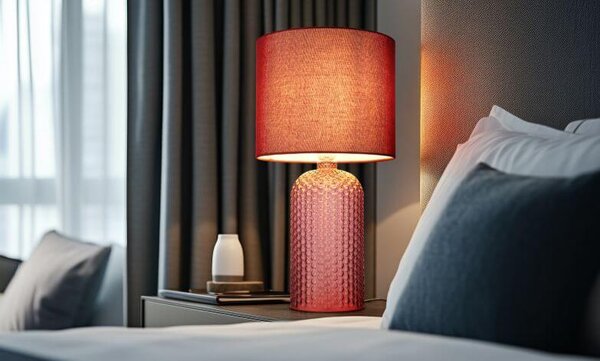 Globo Lighting Sofia stolní lampa 1x60 W červená 21735R