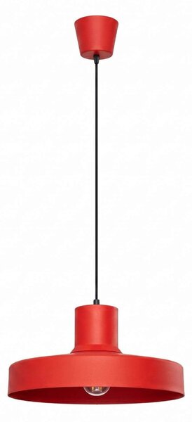 Sollux Lighting Bilo závěsné svítidlo 1x15 W červená SL.2057