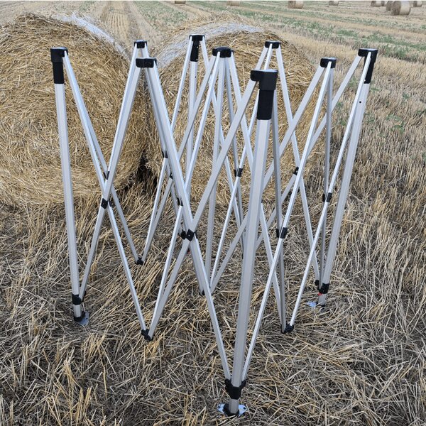 BRIMO Profi Zahradní Stan 2x3m ALU EXCLUSIVE (3 stěny) - s 3 stěnami - Zelená E. Alu