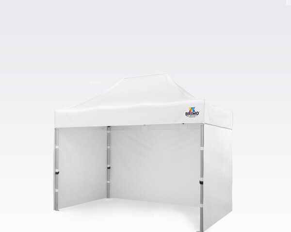 BRIMO Profi Zahradní Stan 2x3m ALU EXCLUSIVE (3 stěny) - s 3 stěnami - Bílá E. Alu