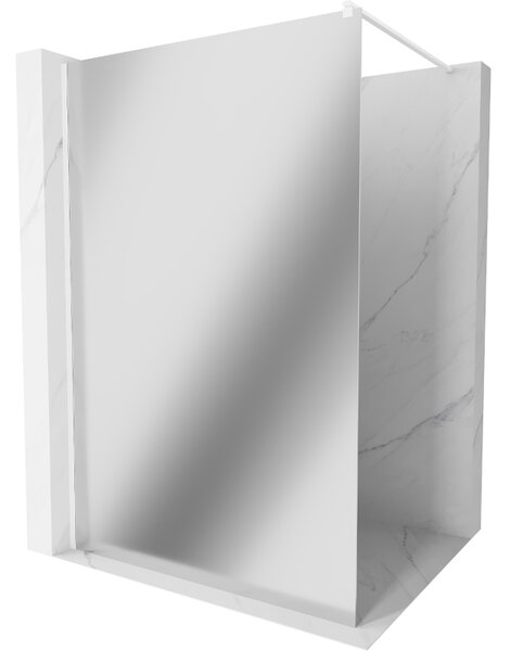 Mexen Kioto sprchová stěna Walk-in 100 x 200 cm, zrcadlo 8 mm, bílá - 800-10-101-20-50