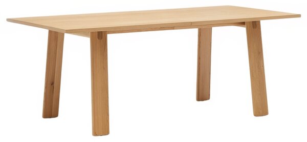 Dubový rozkládací jídelní stůl Kave Home Arlen 200/250 x 95 cm