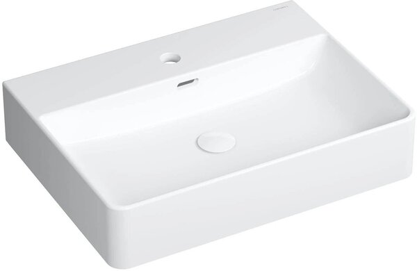 Omnires Garland umyvadlo 60x43 cm obdélníkový na pult bílá lesk GARLAND600BP