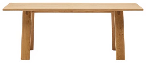 Dubový rozkládací jídelní stůl Kave Home Arlen 200/250 x 95 cm