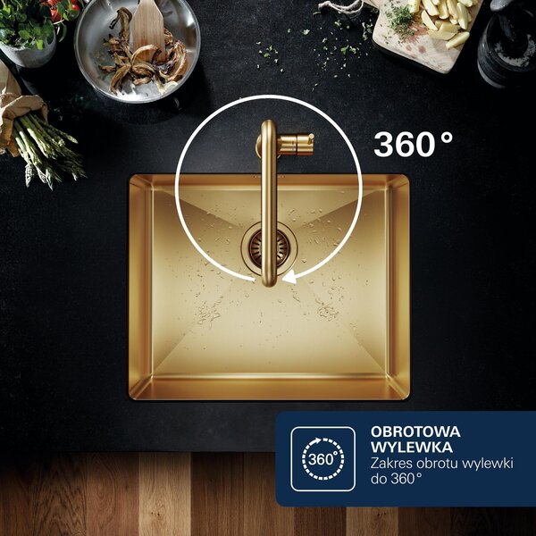 Grohe Start kuchyňská baterie stojící Brushed Cool Sunrise 30631GN0