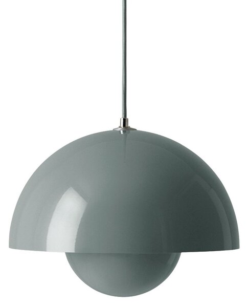 Závěsná svítidlo &Tradition, stmívatelné, Šedá, Obývací pokoj, Kov, Design