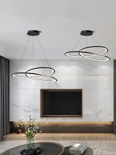 Toolight Závěsné svítidlo s APP1194-CP Black
