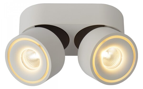 Lucide 35911/16/31 LED stropní spotové svítidlo Yumiko 2x8W | 2x627lm | 2700K - bílé