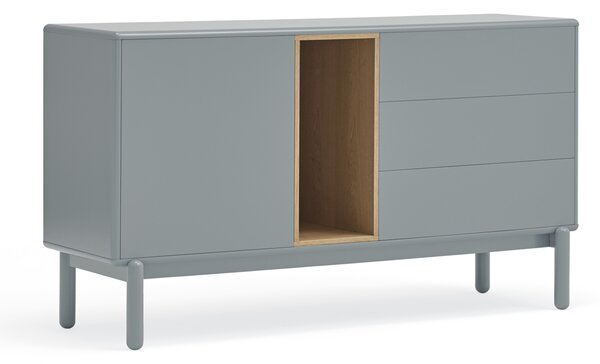 KOMODA CORVO ŠEDÁ 76 X 137 CM