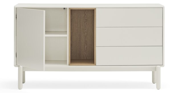 KOMODA CORVO KRÉMOVÁ 76 X 137 CM