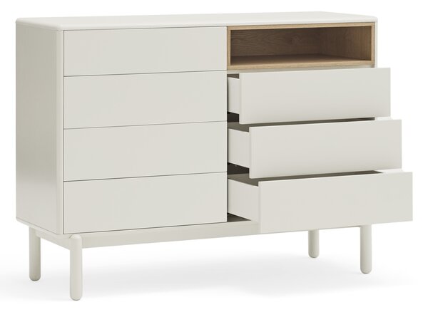 KOMODA CORVO KRÉMOVÁ 40 X 120 CM